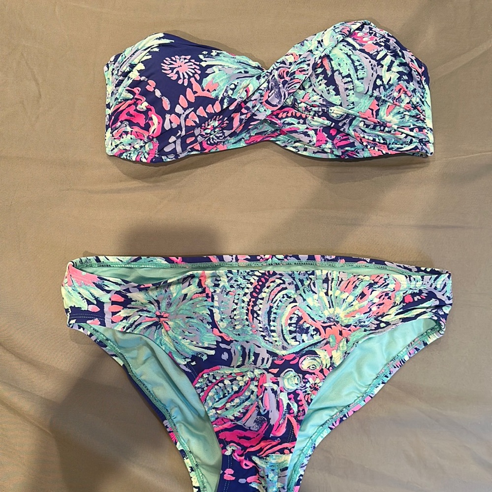 Lilly Pulitzer Cay Bandeau Bikini